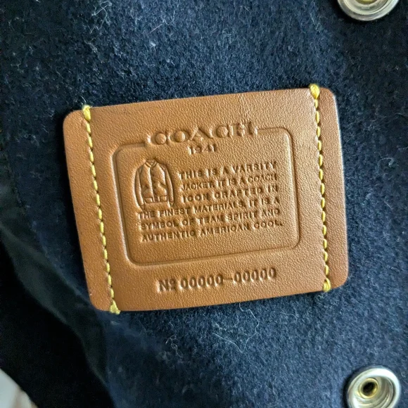Coach 1941 Varsity Letterman Bomber Jacket - Picture 14 of 14